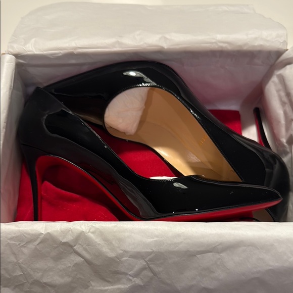 Christian Louboutin Shoes - Christian Louboutin Pigalle Follies 85 Black 41.5 NEW